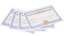 Stock Certificates